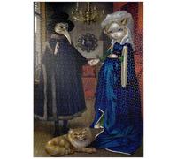 MyPuzzle Alice In Un Ritratto Di Van Eyck - Jasmine Becket-Griffith - Premium 1000 Pezzi Puzzle - MyPuzzle Collezione speciale di Tate & Co Puzzles