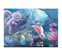 MyPuzzle Alice Nel Paese Delle Meraviglie E Lo Stregatto - Anthony Christou - Premium 500 Pezzi Puzzle - MyPuzzle Collezione speciale di Tate & Co Puzzles