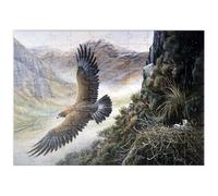 MyPuzzle Aquila Reale In Cammino Verso Il Suo Nido In Montagna - Premium 100 Pezzi Puzzle - MyPuzzle Collezione speciale di Puzzle Galaxy