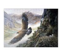 MyPuzzle Aquila Reale In Cammino Verso Il Suo Nido In Montagna - Premium 200 Pezzi Puzzle - MyPuzzle Collezione speciale di Puzzle Galaxy