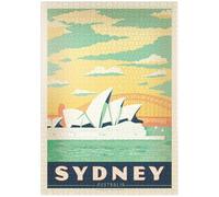 MyPuzzle Australia: Porto Di Sydney, Poster D'epoca - Premium 1000 Pezzi Puzzle - MyPuzzle Collezione speciale di Anderson Design Group