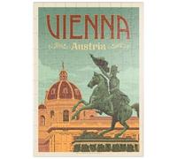 MyPuzzle Austria: Vienna, Poster D'epoca - Premium 100 Pezzi Puzzle - MyPuzzle Collezione speciale di Anderson Design Group