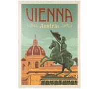 MyPuzzle Austria: Vienna, Poster D'epoca - Premium 1000 Pezzi Puzzle - MyPuzzle Collezione speciale di Anderson Design Group