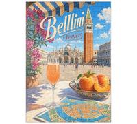 MyPuzzle Bellini - Piazza San Marco, Venezia - Premium 500 Pezzi Puzzle - MyPuzzle Collezione speciale di Havana Puzzle Company