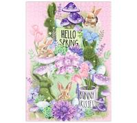 MyPuzzle Caccia Alle Uova Di Pasqua Del Coniglietto Di Primavera - Sheena Pike - Premium 500 Pezzi Puzzle - MyPuzzle Collezione speciale di Tate & Co Puzzles