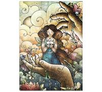 MyPuzzle Chi Dici Che Io Sia - Vetrata - Mandie Manzano - Premium 500 Pezzi Puzzle - MyPuzzle Collezione speciale di Tate & Co Puzzles