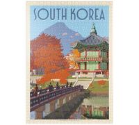 MyPuzzle Corea Del Sud, Seoul: Palazzo Gyeongbokgung, Poster D'epoca - Premium 1000 Pezzi Puzzle - MyPuzzle Collezione speciale di Anderson Design Group