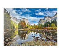 MyPuzzle El Capitan E Il Fiume Merced In Autunno, California, USA - Premium 1000 Pezzi Puzzle - MyPuzzle Collezione speciale di Puzzle Galaxy