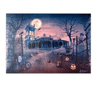 MyPuzzle Follia Della Casa Infestata Dell'orrore Di Halloween - Anthony Christou - Premium 500 Pezzi Puzzle - MyPuzzle Collezione speciale di Tate & Co Puzzles