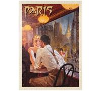 MyPuzzle Francia: Parigi Quando Piove, Poster D'epoca - Premium 1000 Pezzi Puzzle - MyPuzzle Collezione speciale di Anderson Design Group