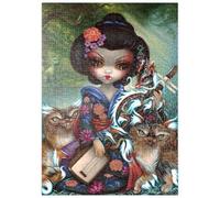MyPuzzle Gatti Kirin E Bakeneko - Jasmine Becket-Griffith - Premium 500 Pezzi Puzzle - MyPuzzle Collezione speciale di Tate & Co Puzzles