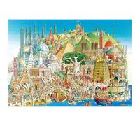 MyPuzzle Global City - Hugo Prades - Puzzle Premium 1000 pezzi - MyPuzzle collezione speciale di Heye Puzzle