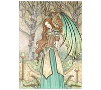 MyPuzzle Il Giardino Delle Fate Della Saggezza - Amy Brown - Premium 500 Pezzi Puzzle - MyPuzzle Collezione speciale di Tate & Co Puzzles