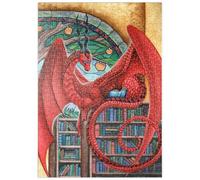 MyPuzzle Il Guardiano Del Drago Della Conoscenza - Carla Morrow - Premium 500 Pezzi Puzzle - MyPuzzle Collezione speciale di Tate & Co Puzzles