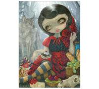 MyPuzzle Il Picnic Di Cappuccetto Rosso - Jasmine Becket-Griffith - Premium 500 Pezzi Puzzle - MyPuzzle Collezione speciale di Tate & Co Puzzles