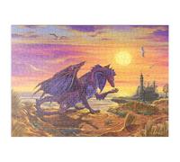 MyPuzzle Il Tesoro Del Drago Della Spiaggia - Ed Beard Jr. - Premium 500 Pezzi Puzzle - MyPuzzle Collezione speciale di Tate & Co Puzzles