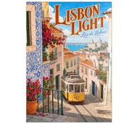 MyPuzzle Il Tram Di Lisbona: Il Fascino Della Costa - Premium 100 Pezzi Puzzle - MyPuzzle Collezione speciale di Havana Puzzle Company