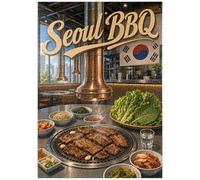MyPuzzle Interior Design E Atmosfera Di Un Ristorante BBQ Coreano A Seoul - Premium 1000 Pezzi Puzzle - MyPuzzle Collezione speciale di Havana Puzzle Company
