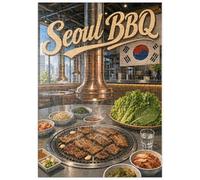MyPuzzle Interior Design E Atmosfera Di Un Ristorante BBQ Coreano A Seoul - Premium 200 Pezzi Puzzle - MyPuzzle Collezione speciale di Havana Puzzle Company