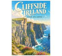 MyPuzzle Irlanda - La Bellezza Selvaggia Dell'Atlantico Sulle Scogliere - Premium 200 Pezzi Puzzle - MyPuzzle Collezione speciale di Havana Puzzle Company
