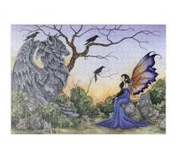 MyPuzzle La Fata Custode Della Pietra - Amy Brown - Premium 500 Pezzi Puzzle - MyPuzzle Collezione speciale di Tate & Co Puzzles