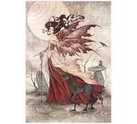 MyPuzzle La Fata Regina Rossa - Amy Brown - Premium 1000 Pezzi Puzzle - MyPuzzle Collezione speciale di Tate & Co Puzzles