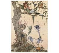 MyPuzzle La Festa Di Inaugurazione Della Casa Delle Fate Ghiro - Amy Brown - Premium 500 Pezzi Puzzle - MyPuzzle Collezione speciale di Tate & Co Puzzles