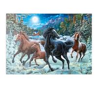 MyPuzzle La Magia Invernale Dei Cavalli - Premium 100 Pezzi Puzzle - MyPuzzle Collezione speciale di Puzzle Galaxy