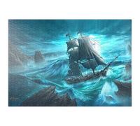 MyPuzzle La Pericolosa Nave Pirata Del Mare - Anthony Christou - Premium 1000 Pezzi Puzzle - MyPuzzle Collezione speciale di Tate & Co Puzzles