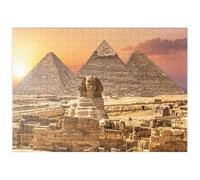 MyPuzzle La Sfinge E Le Piramidi, Giza, Egitto - Premium 500 Pezzi Puzzle - MyPuzzle Collezione speciale di Puzzle Galaxy