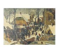 MyPuzzle L'adorazione Dei Re Nella Neve, 1567, Di Pieter Bruegel Il Vecchio - Premium 500 Pezzi Puzzle - MyPuzzle Collezione speciale di Æpyornis