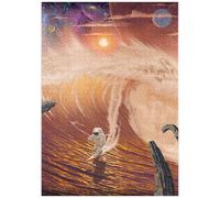 MyPuzzle L'astronauta Di Riding The Wave - Vincent Hie - Premium 1000 Pezzi Puzzle - MyPuzzle Collezione speciale di Tate & Co Puzzles