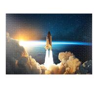 MyPuzzle Lo Space Shuttle Si Lancia Nello Spazio - Premium 1000 Pezzi Puzzle - MyPuzzle Collezione speciale di Puzzle Galaxy