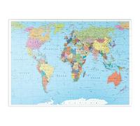 MyPuzzle Mappa Del Mondo A Colori - Confini, Paesi, Strade E Città - Premium 100 Pezzi Puzzle - MyPuzzle Collezione speciale di Puzzle Galaxy