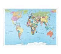 MyPuzzle Mappa Del Mondo A Colori - Confini, Paesi, Strade E Città - Premium 1000 Pezzi Puzzle - MyPuzzle Collezione speciale di Puzzle Galaxy