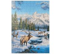 MyPuzzle Mattinata Di Gelo In Montagna - Premium 200 Pezzi Puzzle - MyPuzzle Collezione speciale di Puzzle Galaxy