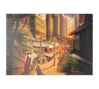 MyPuzzle Mercati Cyberpunk A Tokyo, Giappone - Anthony Christou - Premium 500 Pezzi Puzzle - MyPuzzle Collezione speciale di Tate & Co Puzzles