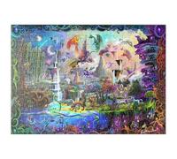 MyPuzzle Mitologia Magica - Rose Cat Khan - Premium 500 Pezzi Puzzle - MyPuzzle Collezione speciale di Tate & Co Puzzles