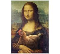MyPuzzle Monna Lisa E Il Pollo, Da Vinci - Galassia Casuale - Premium 1000 Pezzi Puzzle - MyPuzzle Collezione speciale di Tate & Co Puzzles