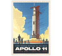 MyPuzzle NASA 1969: Decollo Dell'Apollo 11 - Premium 500 Pezzi Puzzle - MyPuzzle Collezione speciale di Anderson Design Group