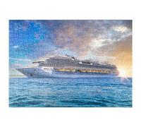 MyPuzzle Nave Da Crociera Nei Caraibi - Premium 500 Pezzi Puzzle - MyPuzzle Collezione speciale di Puzzle Galaxy