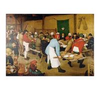 MyPuzzle Nozze Contadine, 1568, Di Pieter Bruegel Il Vecchio - Premium 1000 Pezzi Puzzle - MyPuzzle Collezione speciale di Æpyornis