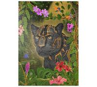 MyPuzzle Pantera D'oro - Animale Selvatico Mistico - Vincent Hie - Premium 500 Pezzi Puzzle - MyPuzzle Collezione speciale di Tate & Co Puzzles