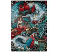 MyPuzzle Pappagallo E Sirena Di Pirate Cove - Sheena Pike - Premium 1000 Pezzi Puzzle - MyPuzzle Collezione speciale di Tate & Co Puzzles