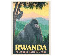 MyPuzzle Parco Nazionale Dei Vulcani Ruanda Gorilla Di Montagna - Premium 500 Pezzi Puzzle - MyPuzzle Collezione speciale di Anderson Design Group