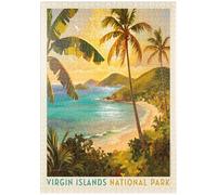 MyPuzzle Parco Nazionale Delle Isole Vergini: Costa Scintillante - Premium 1000 Pezzi Puzzle - MyPuzzle Collezione speciale di Anderson Design Group