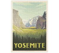 MyPuzzle Parco Nazionale Dello Yosemite: Vista Sulla Valle Con El Capitan E Bridalveil Fall - Premium 500 Pezzi Puzzle - MyPuzzle Collezione speciale di Anderson Design Group