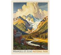 MyPuzzle Parco Nazionale Di Wrangell-St. Elias: Valle Dell'Ombra - Premium 1000 Pezzi Puzzle - MyPuzzle Collezione speciale di Anderson Design Group