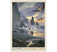 MyPuzzle Parco Nazionale Olimpico: Paradiso Dei Pellicani - Premium 1000 Pezzi Puzzle - MyPuzzle Collezione speciale di Anderson Design Group