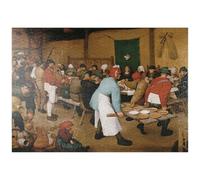 MyPuzzle Piatnik: Il Matrimonio Del Contadino, Pieter Bruegel Il Vecchio - Premium 1000 Pezzi Puzzle - MyPuzzle Collezione speciale di Piatnik